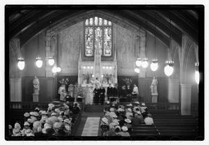 Wedding, daughter of Mrs. Richard Howard taken at Presentation Church Oak Sq. Brighton
