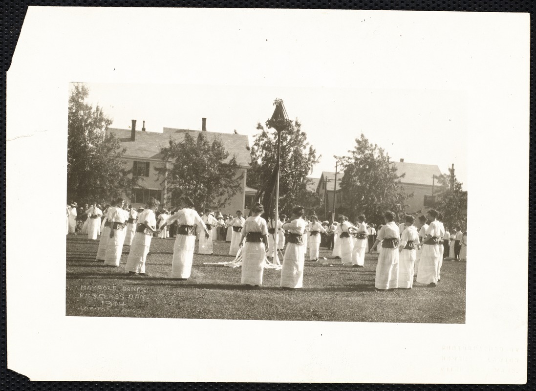 Maypole dance F.N.S. Class Day 1914