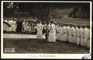 Class Day F.N.S. - 1915. tree excercises