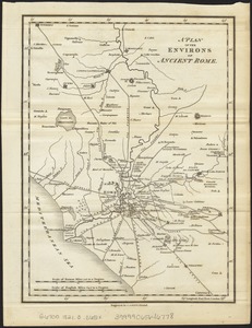 A plan of the environs of ancient Rome