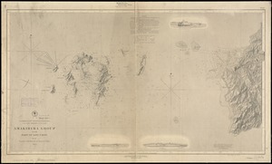 U.S. North Pacific Surveying Expedition ... Amakirima Group with part of Loo-Choo by the Vincennes, John Hancock and Fenimore Cooper, 1855