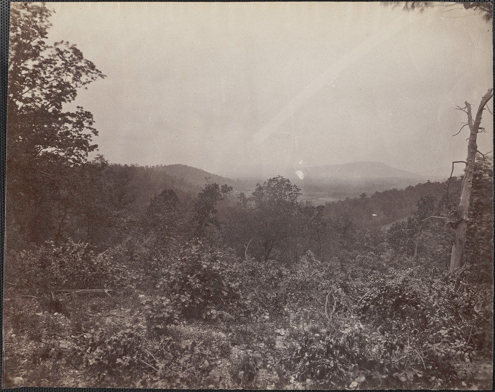 Missionary Ridge scene of Sherman's attack