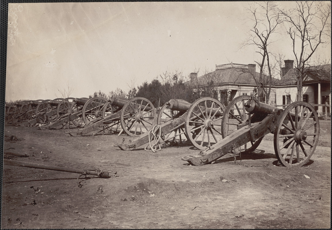 Artillery at Chattanooga captured at Missionary Ridge