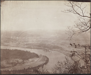 Chattanooga from Lookout Mountain, Tennessee River from Lookout Mountain no 2