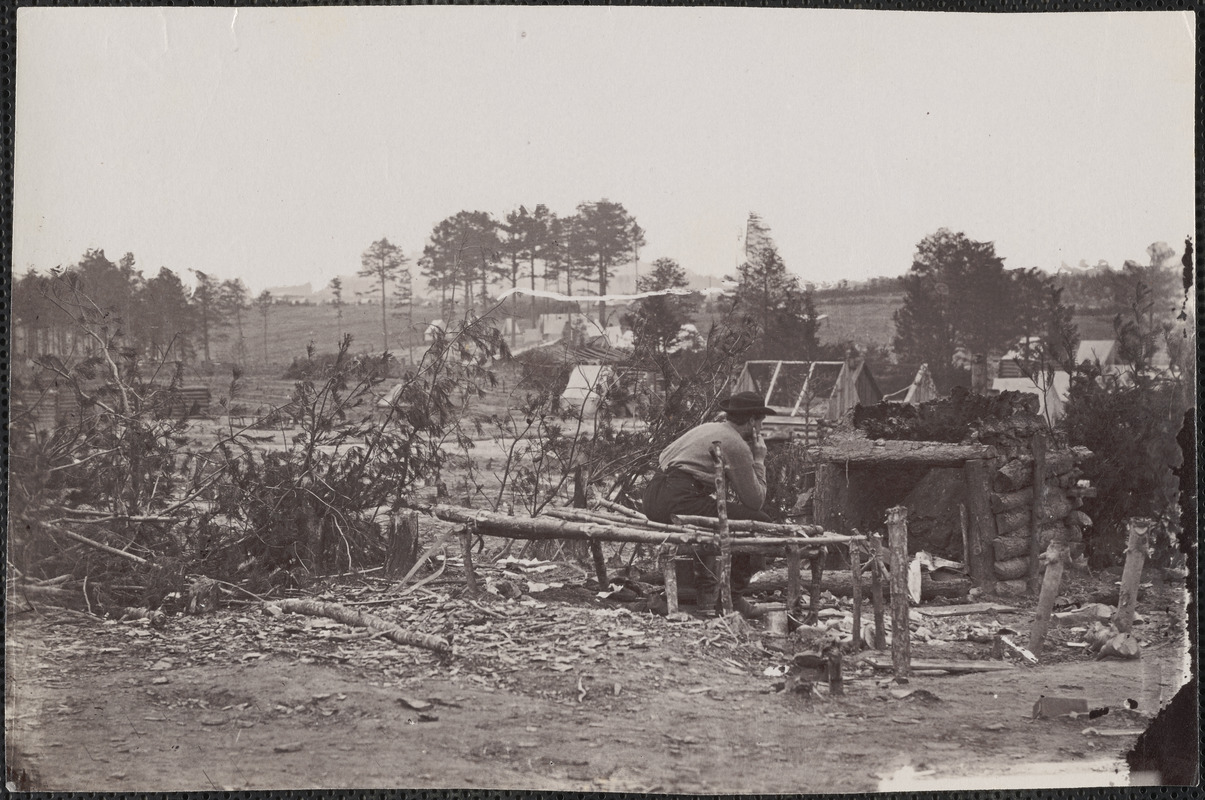 Deserted camp Falmouth Virginia