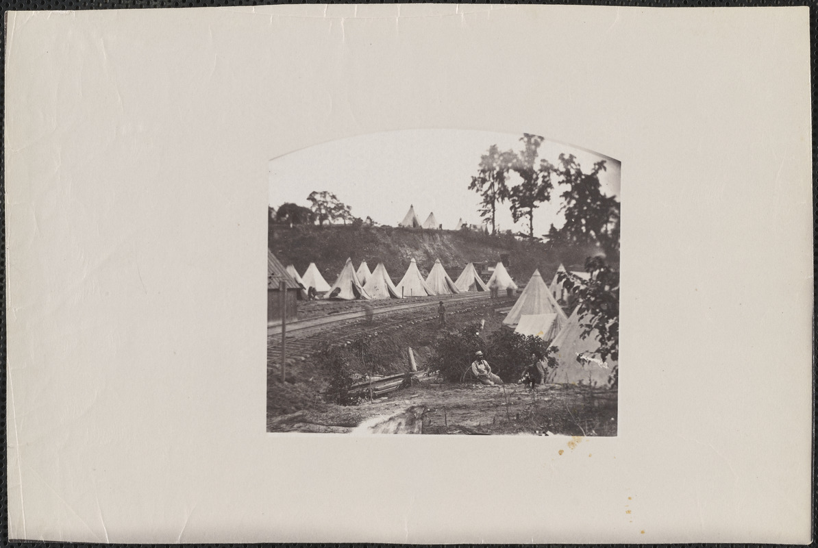 Camp of Construction Corps U.S. Military Rail Road City Point Virginia