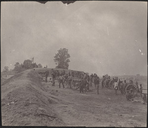 Outer Confederate line near Petersburg