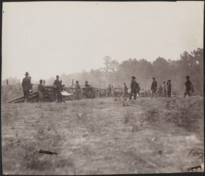 Outer Confederate line at Petersburg captured June 15, 1864