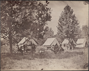 General Grant and staff in field