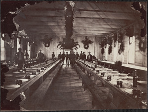 Mess hall at "Soldiers Rest" at Washington District of Columbia