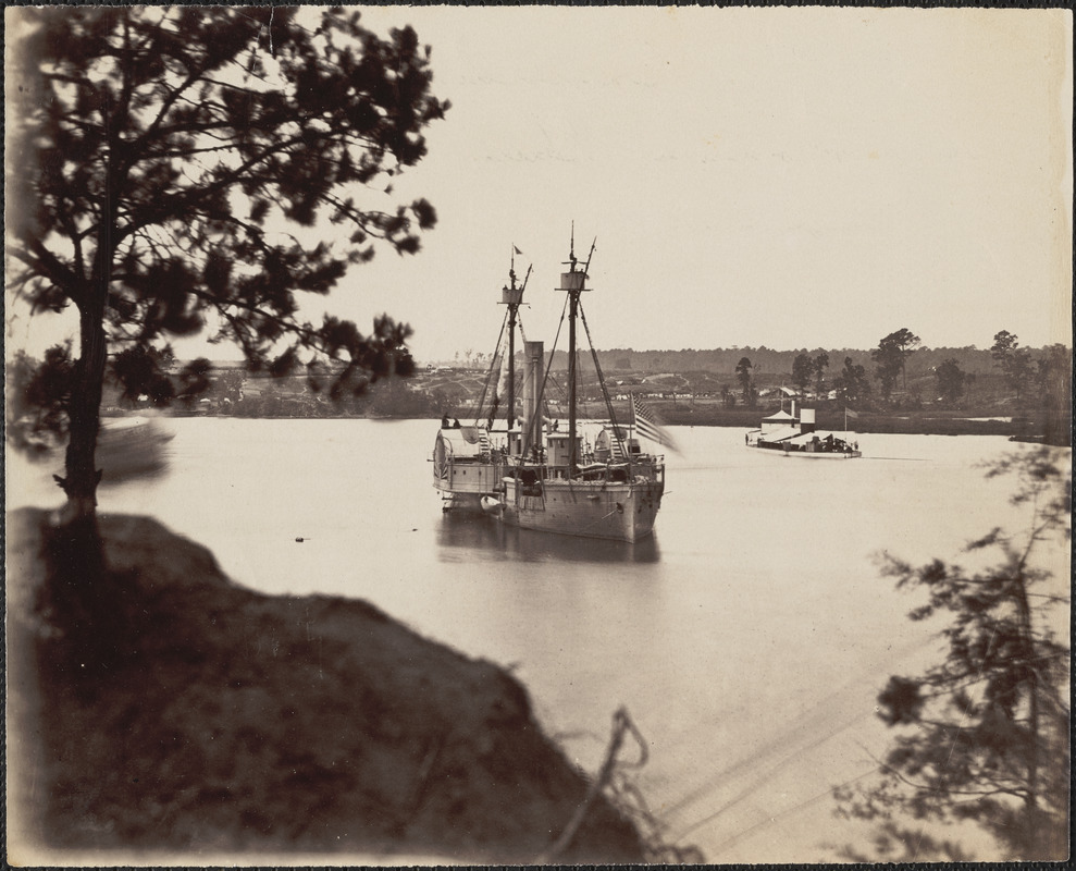 U.S. Ship "Saginaw", U.S. Monitor "Saugus", Appomattox River
