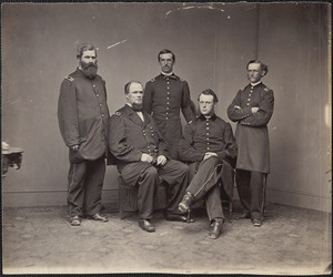 General James W McMillan and staff