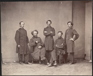 General M.D. Leggett and staff