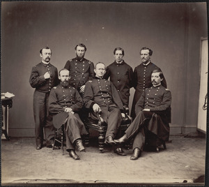 Brevet Brigadeer General Joseph W. Fisher and staff