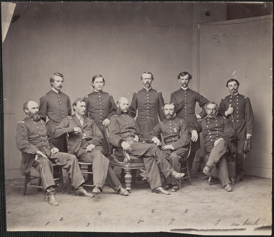 General Samuel S. Carroll and Staff (of Hancocks Veteran Corps U.S