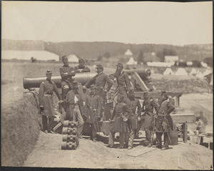 Fort Corcoran near Washington, DC, officers of 69th New York State Militia