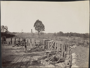 Confederate fort in front of Atlanta