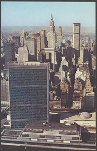 United Nations and midtown skyline, New York, N. Y.