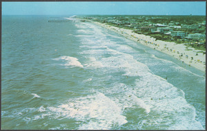 Aerial view of the beautiful surf at Myrtle Beach, S.C.