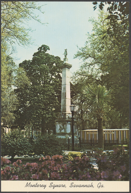 Monterey Square, Savannah, Ga.