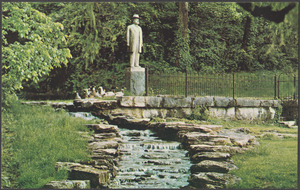 Jack Daniel's statue and spring