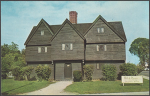 Salem witch house, built 1642, Salem, Mass.