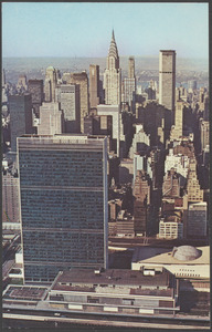 United Nations and midtown skyline, New York, N. Y.