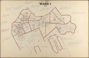 Ward lines and voting precincts 1954