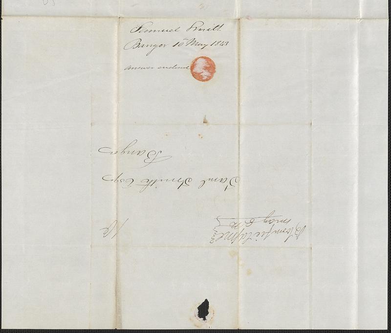 Samuel Smith to George Coffin, 10 May 1843 - Digital Commonwealth