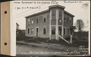 Rutland Worsted Co., house #10, West Rutland, Rutland, Mass., May 3, 1928
