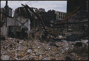 Demolition of Howard Athenaeum, Boston