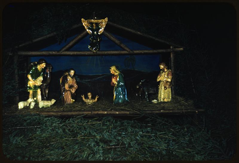 Christmas scene, St. Benedict's