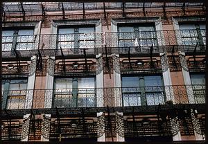 Ironwork balconies