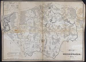 Map of Bridgewater, Mass