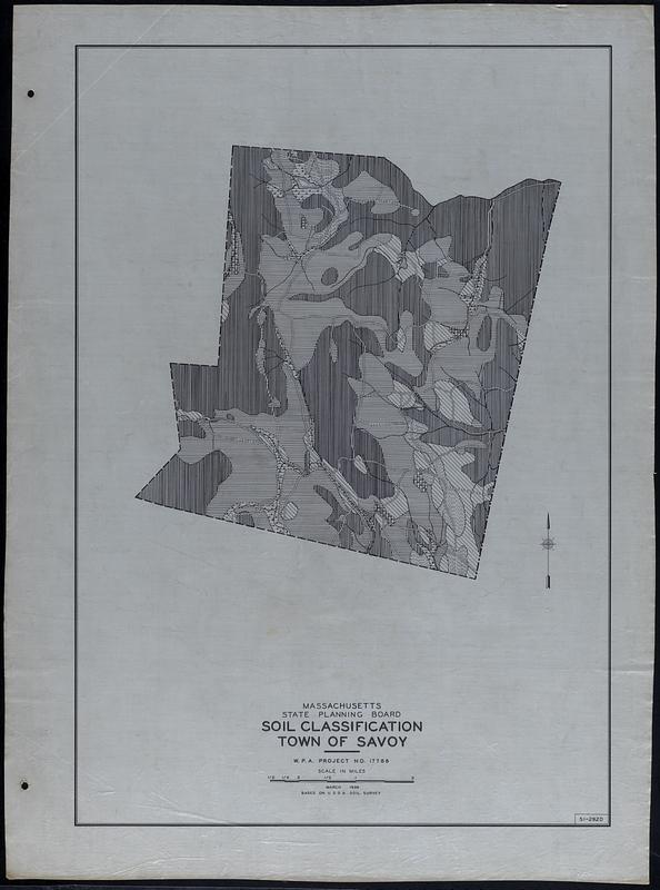 Soil Classification Town of Savoy Digital Commonwealth