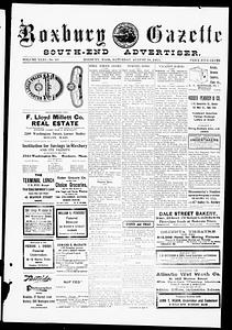 Roxbury Gazette and South End Advertiser, August 19, 1911