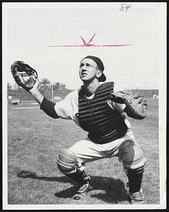 Ed Sadowski, a minor leaguer for the past 10 seasons, is finally rated a good shot a t winning a catching berth with the Red Sox this year. Ed was with Minneapolis on 1958-59 and spent the previous two years in San Francisco, then of the Coast League. The 5-11, 175-pound Sadowski from Pittsburgh has been impressive in Spring drills at Scottsdale.