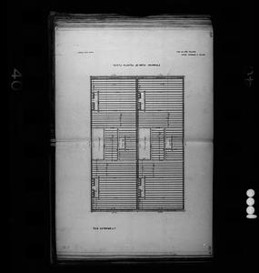 Framing plan of fourth floor, 113-115 Beacon Street, Boston, Massachusetts
