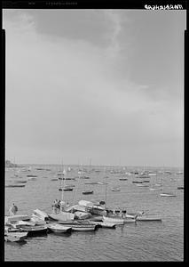 Boats in the harbor, Marblehead