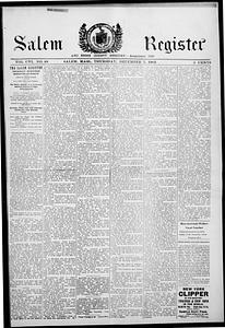 Salem Register and Essex County Mercury