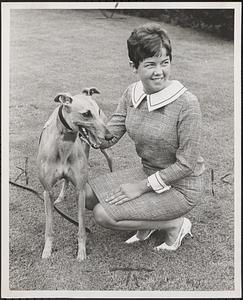 Lovely Kathy Kirvan admires Ruston