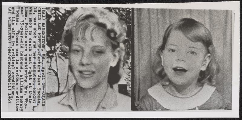 Slain child and mother