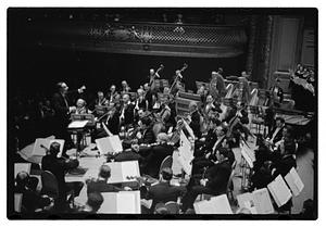 Harvard & Radcliffe Glee Clubs symphony Woodworth conducting, Symphony Hall
