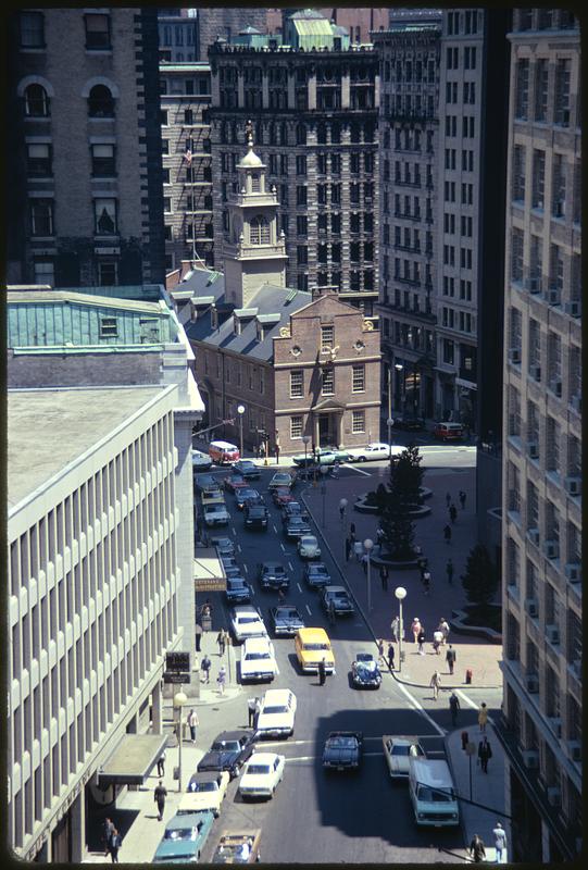 Old State House looking down Court Street