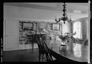 House of 7 Gables, Salem: interior, dining room