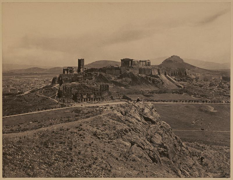 Acropolis from Museum Hill, Athens