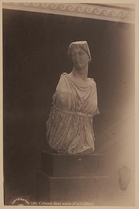 Colossal demi statue of a goddess
