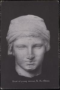 Head of young woman, N. M. Athens