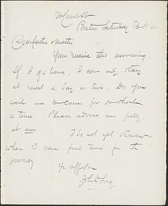 Letter from John D. Long to Zadoc Long and Julia D. Long, February 11, 1865