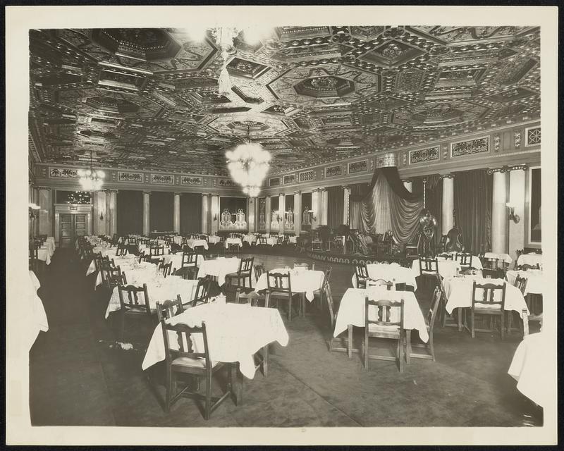 A glimpse at the beautiful new main dining room of The Bradford.